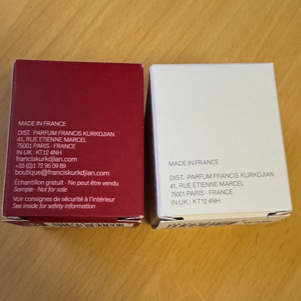 Maison Francis Kurkdjian Baccarat Rouge 540 & Aqua Universalis Scented Candles - Picture 4 of 6